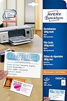 Algopix Similar Product 17 - Avery Zweckform C 3225425 Cards 105 x
