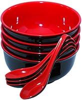 Algopix Similar Product 6 - Calvin  Co Set of 4 Melamine Miso Soup