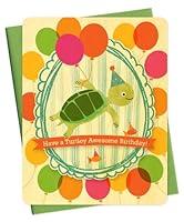 Algopix Similar Product 17 - Turtle Portrait Wood Birthday Card by