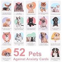 Algopix Similar Product 13 - Fofeadm Cats Dogs Against Anxiety Cards