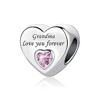 Algopix Similar Product 20 - KoJoSoLan Love You Forever Heart Bead