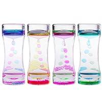 Algopix Similar Product 5 - BESTOMZ 4 Pack Liquid Motion Timer