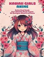 Algopix Similar Product 12 - Kawaii Girls Anime Coloring Book For