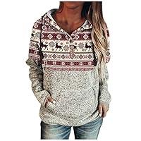 Algopix Similar Product 5 - Womens Hoodies with Christmas Print