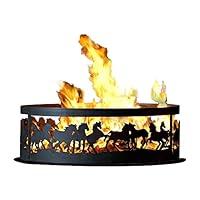 Algopix Similar Product 17 - PD Metal Works Mustangs Fire Ring