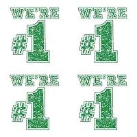 Algopix Similar Product 6 - Green Glitter #1 Temporary Tattoos