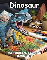 Algopix Similar Product 16 - Dinosaur Book for Kids Coloring and