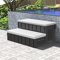 Algopix Similar Product 13 - Hot Tub Steps Outdoor Spa Steps with