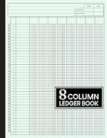 Algopix Similar Product 11 - 8 Column Ledger Book Large Simple