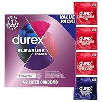 Algopix Similar Product 3 - Durex Pleasure Pack Assorted Condoms