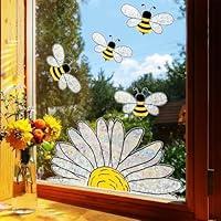 Algopix Similar Product 7 - Adorable Bees Style Glass StickerBee