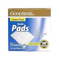 Algopix Similar Product 2 - Goodsense Sterile Pads, Blue, 10 Count