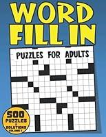 Algopix Similar Product 8 - Word Fill In Puzzles For Adults 500