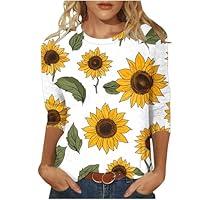 Algopix Similar Product 5 - Womens Tops 34 Sleeve Loose Fitting