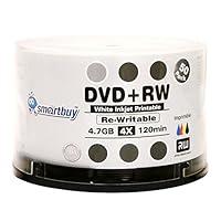 Algopix Similar Product 1 - 50 Pack Smartbuy Blank DVDRW 4X 47GB