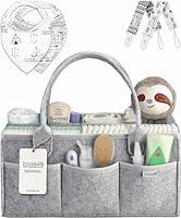 Algopix Similar Product 15 - PUTSKA Baby Diaper Caddy Organizer Set