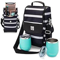 Algopix Similar Product 14 - Savvy Outdoors Insulated Wine Tote Bag