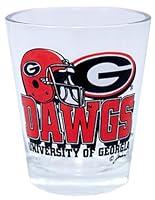 Algopix Similar Product 4 - NCAA Georgia Bulldogs Helmet Shotglass