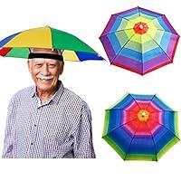 Algopix Similar Product 17 - Syhood 3 Pieces Rainbow Umbrella Hats