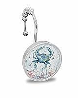 Algopix Similar Product 7 - Nautical Crab Shower Curtain Hooks