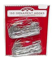 Algopix Similar Product 13 - Holiday Time 150 silver Ornament Hooks