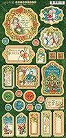 Algopix Similar Product 4 - Graphic 45 Christmas Magic Chipboard