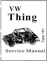 Algopix Similar Product 5 - VW Thing Service Manual Type 181