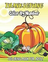 Algopix Similar Product 10 - Thanksgiving Color By Number for Adult