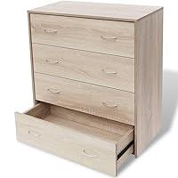 Algopix Similar Product 20 - vidaXL Sideboard with 4 Drawers Chest