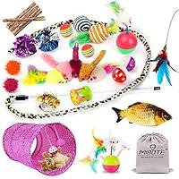 Algopix Similar Product 9 - MIBOTE 28Pcs Cat Toys Kitten Toys