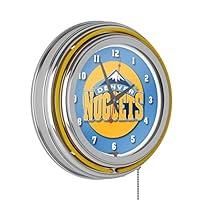 Algopix Similar Product 12 - Denver Nuggets NBA Chrome Double Ring