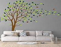 Algopix Similar Product 5 - Large Tree Blowing in The Wind Tree