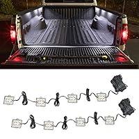 Algopix Similar Product 3 - LEDGlow 8pc White Truck Bed Cargo LED
