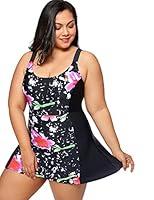 Algopix Similar Product 8 - DELIMIRA Womens Modest Swimdress Plus