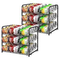 Algopix Similar Product 11 - Can Organizer for Pantry Stackable 2