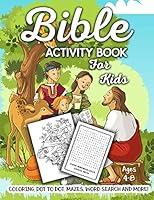 Algopix Similar Product 6 - Bible Activity Book for Kids Ages 48