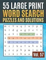 Algopix Similar Product 2 - 55 Large Print Word Search Puzzles and