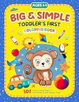 Algopix Similar Product 5 - Big  Simple Toddlers First Coloring