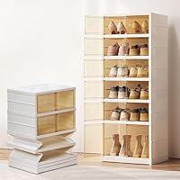 Algopix Similar Product 2 - SIMPLGIRL Foldable Shoe Box Shoe Rack