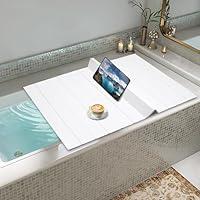 Algopix Similar Product 3 - 59x28in Bath Lid Cover Bathtub Tray