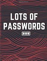 Algopix Similar Product 19 - Lots Of Passwords Notebook Journal