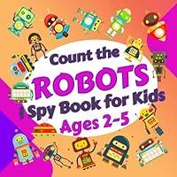 Algopix Similar Product 4 - Count the Robots I Spy Book for Kids