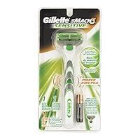 Algopix Similar Product 8 - Gillette Mach3 Power Mens Razor and 1