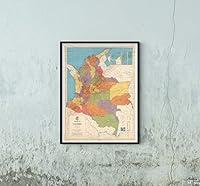 Algopix Similar Product 4 - MapWall Colombia  Political