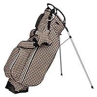 Algopix Similar Product 16 - OUUL Checkwave Stand Bag Dark Brown