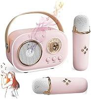 Algopix Similar Product 11 - Mini Karaoke Machine with 2 Wireless