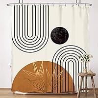 Algopix Similar Product 12 - LGhtyro Abstract Boho Shower Curtains…