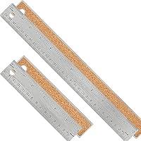 Algopix Similar Product 11 - Btanadi Metal Ruler with Cork