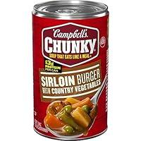 Algopix Similar Product 8 - Campbells Chunky Soup Sirloin Burger