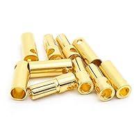 Algopix Similar Product 12 - 5 Pairs 55mm Bullet Connector Gold